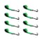 Tie 4 Safe 2" x 10' Lasso Strap w/ Mini J Hook for Towing Wrecker Trailer Tie Down Green, 8PK TWS65-5210-J-GR-8 - alternate 1